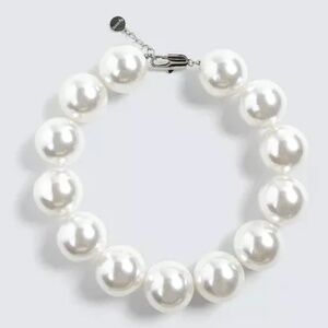 Zara Oversize Faux Pearl Necklace Harry Lambert For Zara Disney Bead